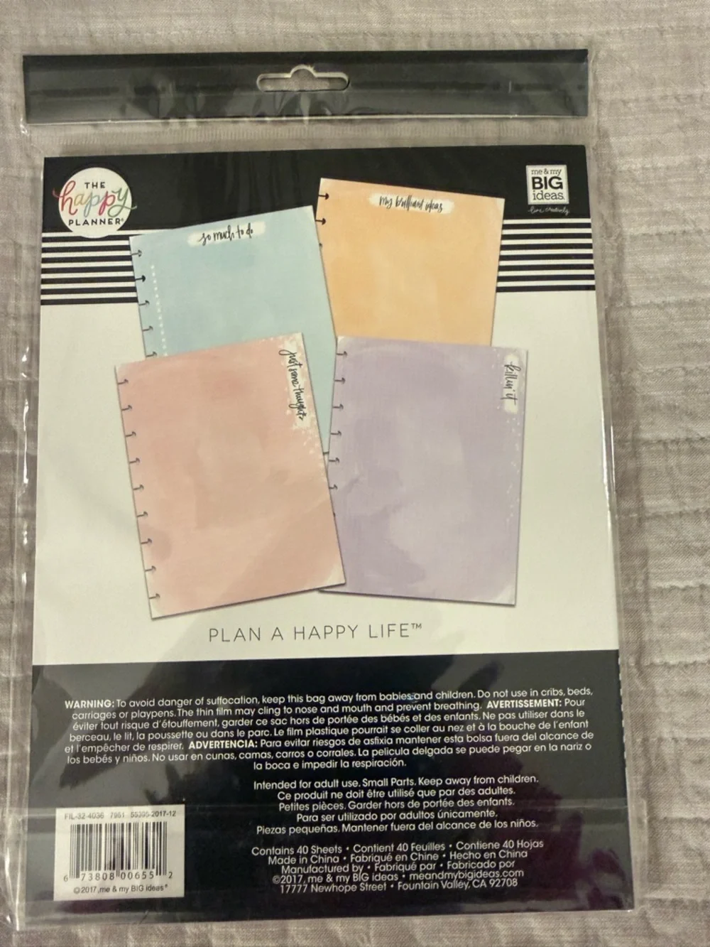 The Happy Planner Light Blue 